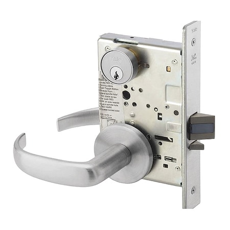 Mortise Lockset, Mechanical, Classroom MPN:8808FL PBR 626 RH LC