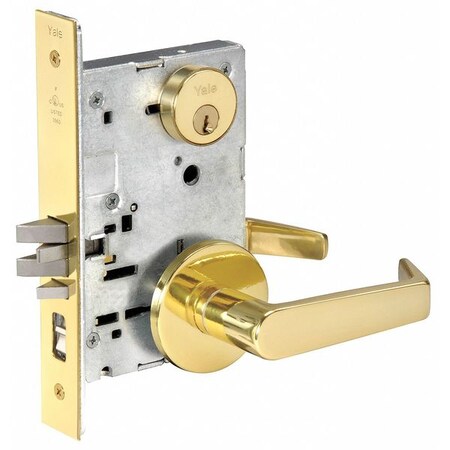 Mortise Lockset, w/Rose, Entrance MPN:AUR8807FL X 605