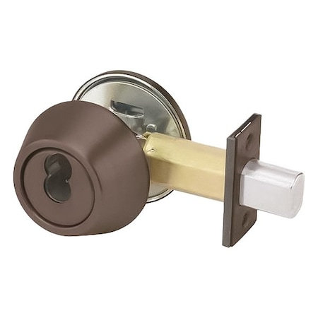 Deadbolt, Cylindrical, Dark Bronze Finish MPN:B-D122 613E LC