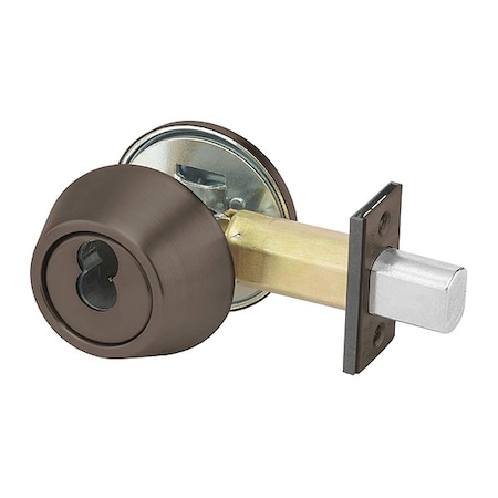 Deadbolt, Cylindrical, Dark Bronze Finish MPN:B-D212 613E LC