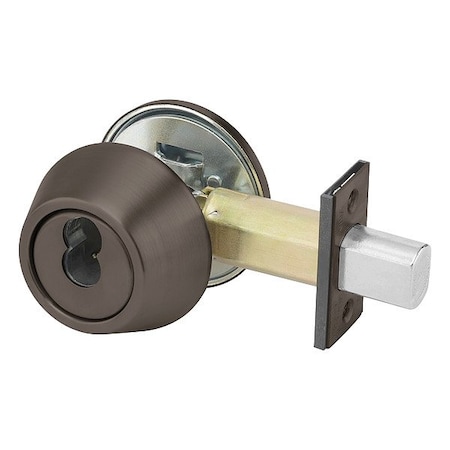 Deadbolt, Cylindrical, Dark Bronze Finish MPN:B-D222 613E LC