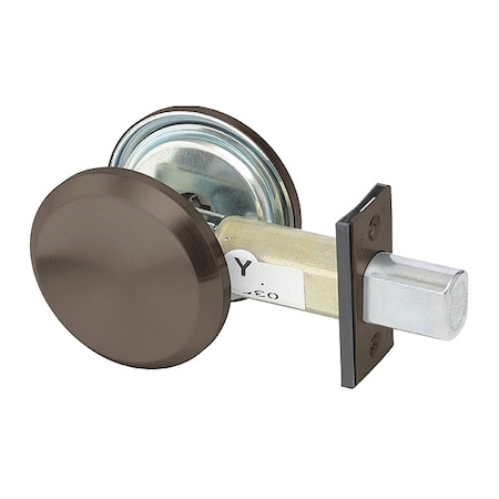 Deadbolt, Cylindrical, Dark Bronze Finish MPN:D242 613E