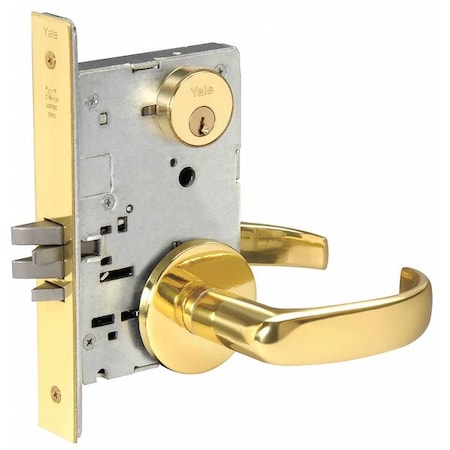 Heavy DutyMortise Lockset, Lever, Rose, Strike Type: ANSI MPN:PBR8805FL X 605