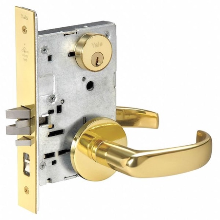 Heavy DutyMortise Lockset, Lever, Number of Keys: 2 MPN:PBR8807FL X 605