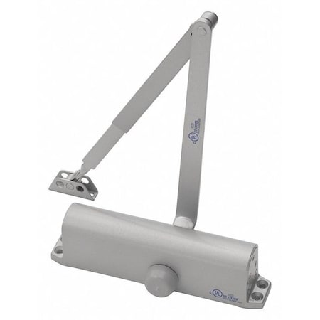 Manual, Hydraulic, Yale YDC200, Door Closer, Heavy Duty Interior and Exterior, Gray MPN:YDC201 689