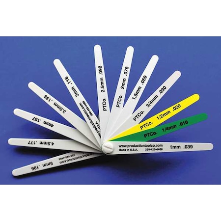 Feeler Gauge, 1.12 In Thick, 4 In L Blade MPN:L - 1212
