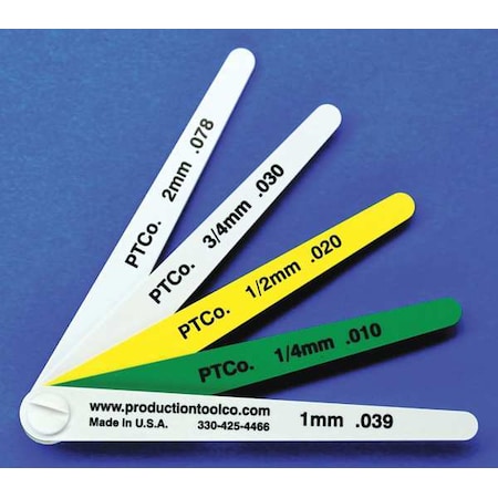 Feeler Gauge, 0.177 In Thick, 4 In L Blade MPN:L - 5