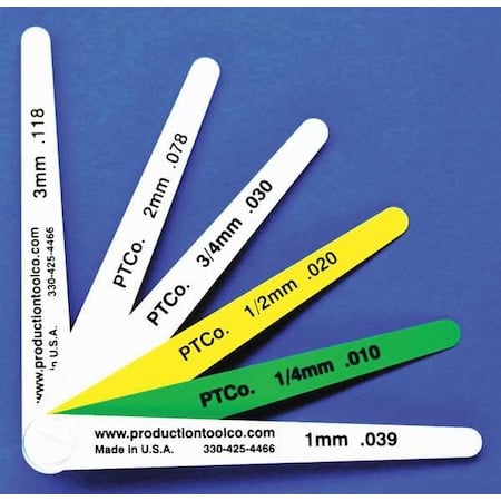 Feeler Gauge, 0.295 In Thick, 4 In L Blade MPN:L - 6