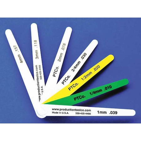 Feeler Gauge, 0.452 In Thick, 4 In L Blade MPN:LC - 7