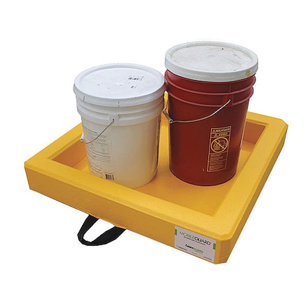 Spill Containment Tray, 21 gal Spill Capacity, 500 lb. Load Capacity, Foam coated with Polyurea MPN:1201253