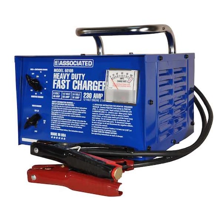 Battery Charger, Manual Boosting, Charging For Battery Voltage: 6, 12, 24 MPN:6010B
