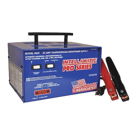 Smart Charger, W/Power Supply, 12V, 20/25A MPN:9425
