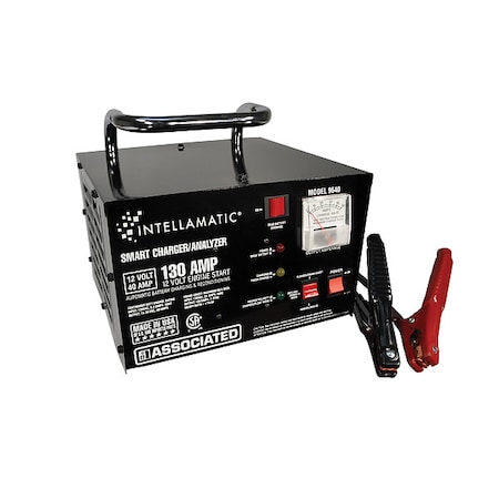 Battery Charger, Automatic, Boosting, Charging, Maintaining, For Batt. Volt.: 6, 12 MPN:9640