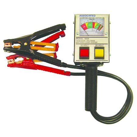 Battery Tester, Analog, 12 to 24V, 125A MPN:6024