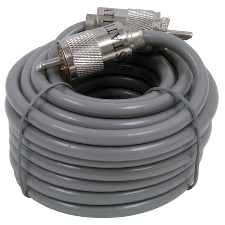 Coaxial Cable, w/PL259 Connector, 18ft. MPN:46471180