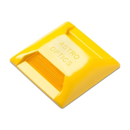 Reflective Temporary Pavement Marker, 4 in Length, 4 in Width, Amber MPN:TPM-1A
