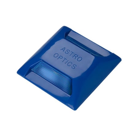 Reflective Pavement Marker, Hydrant-Lite, 4 in Length, 4 in Width, Blue MPN:TPM-2B