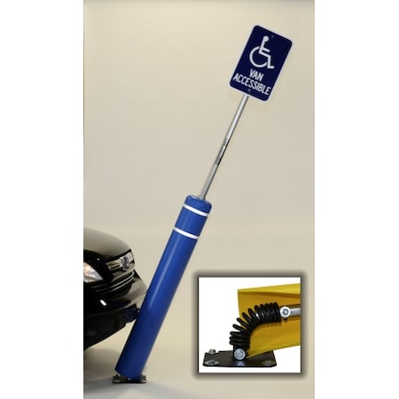 Flexbollard W/8ft Signpost, 52 MPN:AFP-B52/8-A