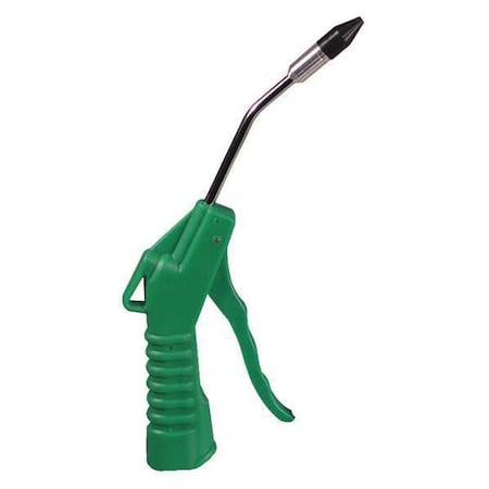 Blow Gun, Ergonomic, Brass, Plastic, 4 in MPN:1717