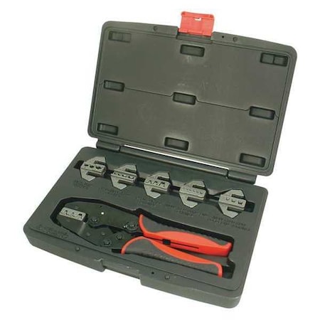 Quick Ratchet Crimping Tool Set, 7 pcs. MPN:9477