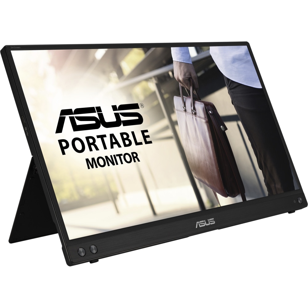 Asus ZenScreen MB16ACV 16in Class LCD Monitor - 16:9 - Silver - 15.6in Viewable - In-plane Switching (IPS) Technology - MB16ACV MPN:MB16ACV