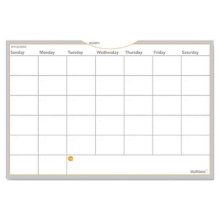 Dry Erase Weekly Calendar, 36