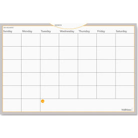 AT-A-GLANCE® WallMates Self-Adhesive Dry Erase Monthly Planning Surfaces 36 x 24 Undated AW602028