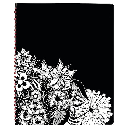 Floradoodle Weekly/Monthly Professional Planner, Floral Artwork, 11 x 8.5, 12-Month (Jan-Dec): 2025 MPN:589905