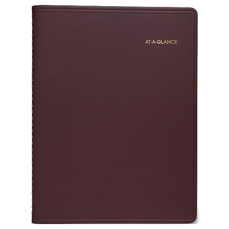 Weekly Appointment Book, 11 x 8.25, Winestone Cover, 13-Month: Jan 2025 to Jan 2026 MPN:70-950-50