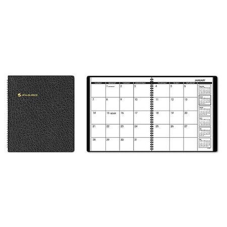 Planner, Monthly, 9 x 11in, Black MPN:AAG7026005