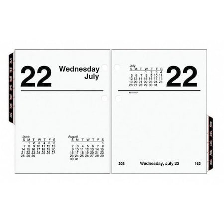 Compact Desk Calendar Refill, 3 x 3.75, White Sheets, 12-Month (Jan to Dec): 2025 MPN:AAGE91950