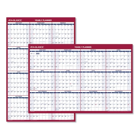 Erasable Vertical/Horizontal Wall Planner, 24 x 36, 12-Month (Jan to Dec): 2025 MPN:AAGPM2628