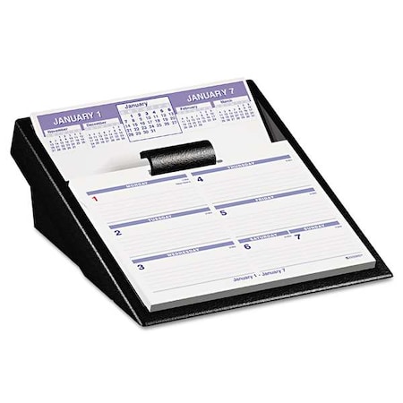 Flip-A-Week Desk Calendar and Base, 7 x 5.5, White Sheets, 12-Month (Jan to Dec): 2025 MPN:AAGSW700X00