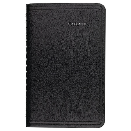 DayMinder Weekly Pocket Appointment Book, 6 x 3.5, Black Cover, 12-Month (Jan to Dec): 2025 MPN:G250-00