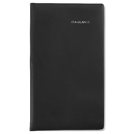 DayMinder Weekly Pocket Planner, 6 x 3.5, Black Cover, 12-Month (Jan to Dec): 2025 MPN:SK48-00