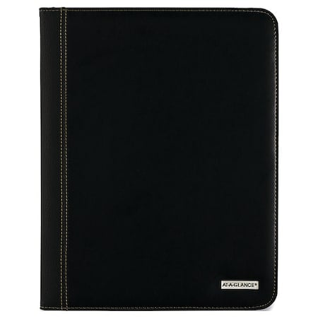 Executive Monthly Padfolio, 11 x 9, Black Cover, 13-Month: Jan 2025 to Jan 2026 MPN:70-290-05