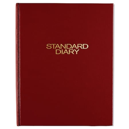 Standard Diary Daily Diary, 2025 Edition, Medium/College Rule, Red Cover, (200) 9.5 x 7.5 Sheets MPN:SD374-13