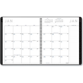 AT-A-GLANCE Contemporary Monthly Planner Graphite Cover 12-Month (Jan to Dec) 2026 70260X45
