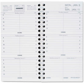 AT-A-GLANCE Weekly Appointment Book Refill Hourly Ruled 6.25 x 3.25 12-Month (Jan to Dec) 2026 7090410