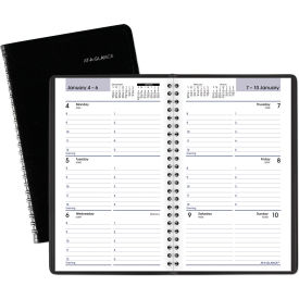 AT-A-GLANCE DayMinder Block Format Weekly Appointment Book 8.5 x 5.5 12-Month (Jan to Dec) 2026 G20000