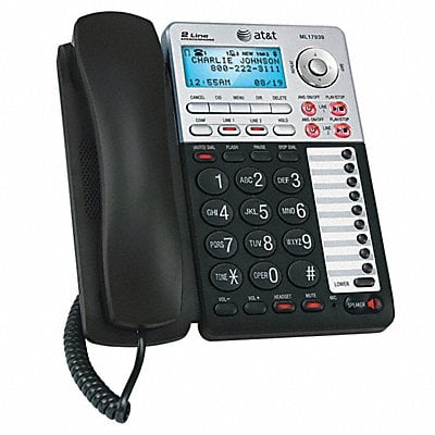 Corded Phone w/Answering Machine 2 Line MPN:ML17939