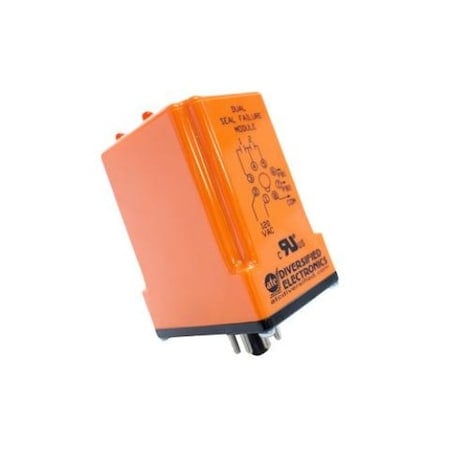 Panel Mount Bracket, Pump Seal Failure Relay, Octal, 5 A, 8 Pins, 8-Pin Plug-In MPN:SPM120ABA100K