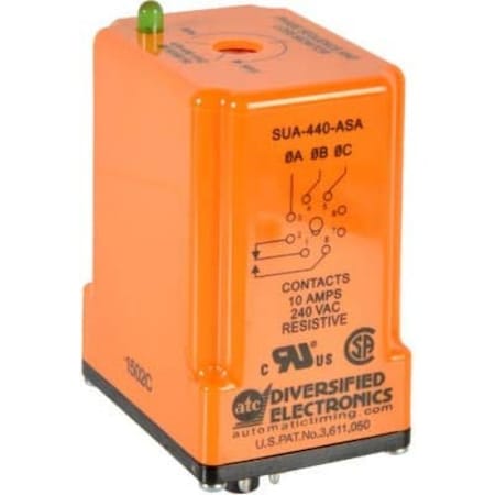 Phase Monitor Relay, 3.1 in H MPN:SUA440ASA
