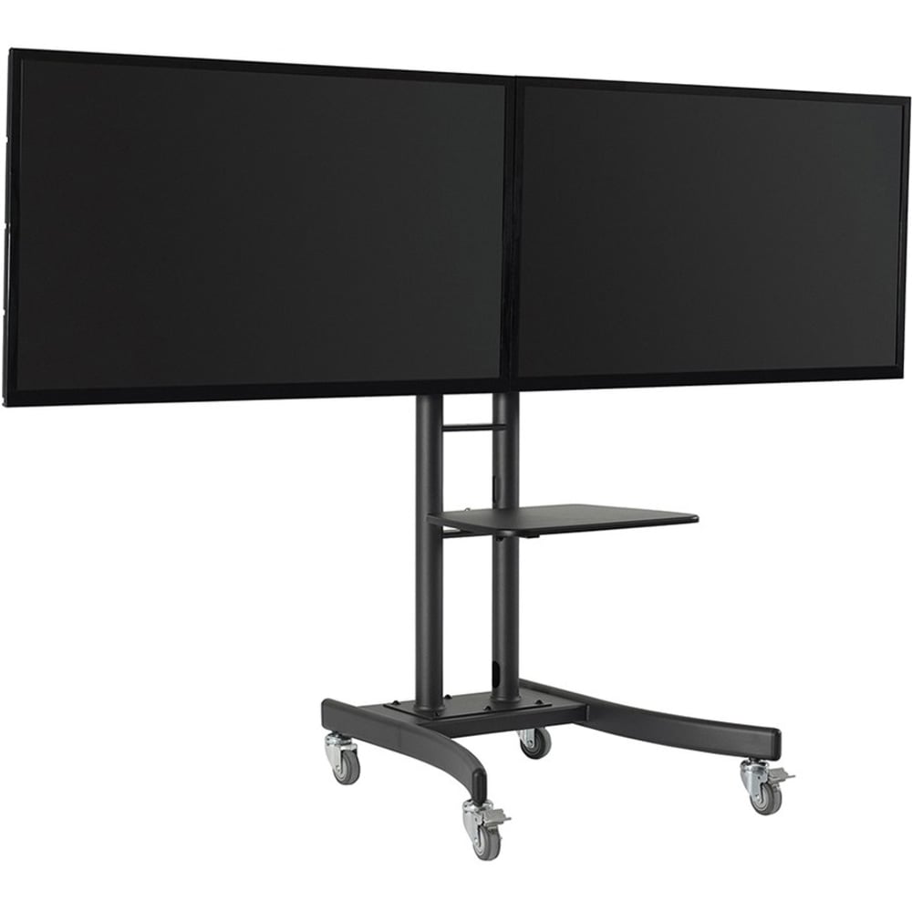 Atdec TH-TVCD - Stand - for 2 flat panels - steel - screen size: up to 60in - mounting interface: up to 900 x 600 mm - floor-standing MPN:TH-TVCD