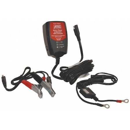 Portable Battery Charger, Automatic, Maintaining, For Batt. Volt.: 6, 12 MPN:9003A