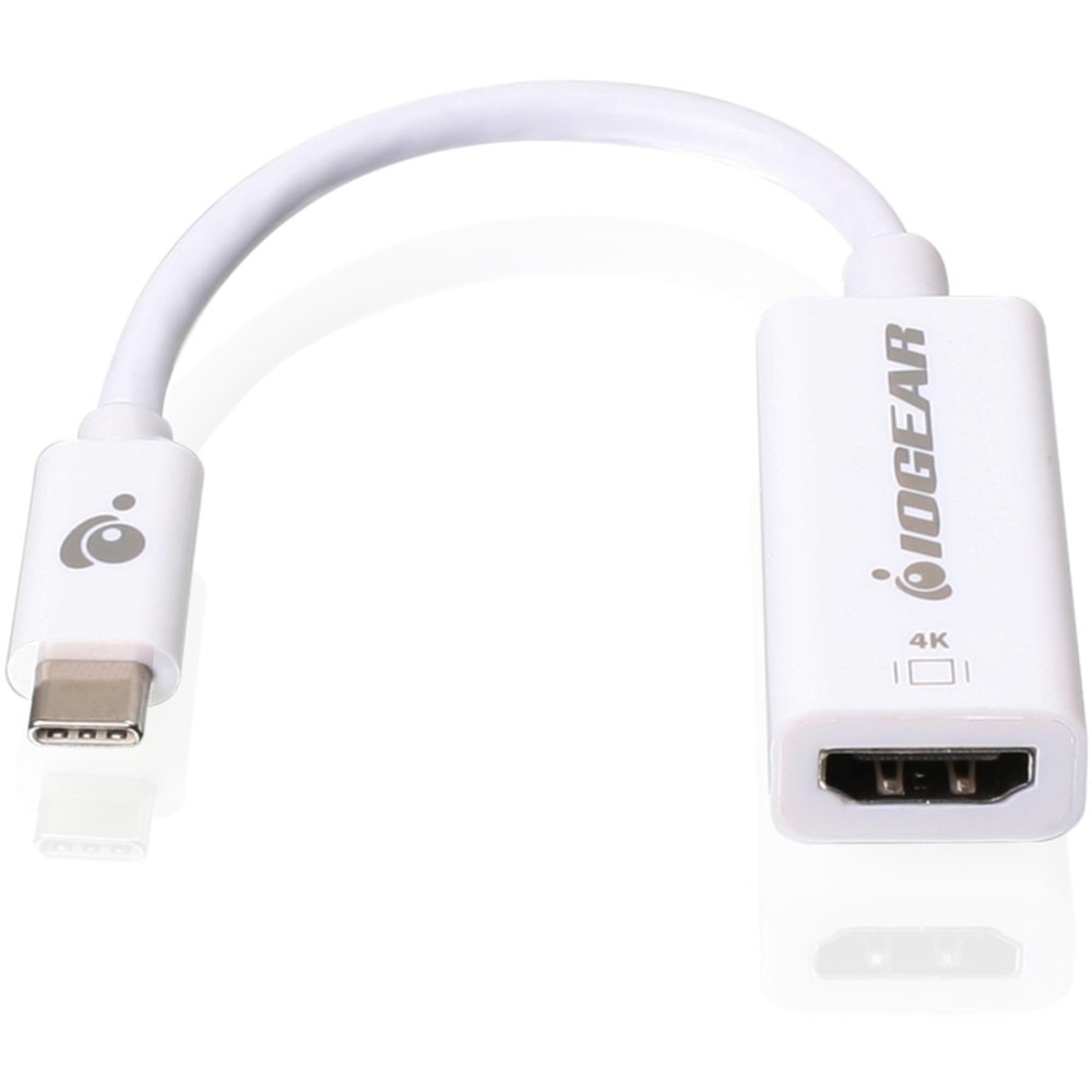 IOGEAR USB Type-C to HDMI Adapter - 1 x HDMI Digital Audio/Video Female - 1 x Type C USB 3.1 (Gen 1) USB Male - 4096 x 2160 Supported - 1 MPN:GUC3CHD60