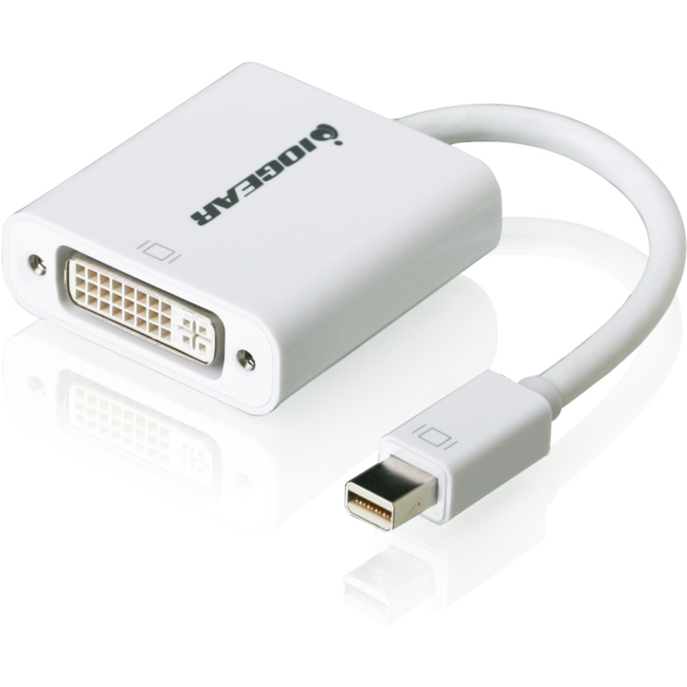 IOGEAR Mini DisplayPort to DVI Adapter Cable - DVI/Mini DisplayPort Video Cable - GMDPDVIW6 MPN:GMDPDVIW6