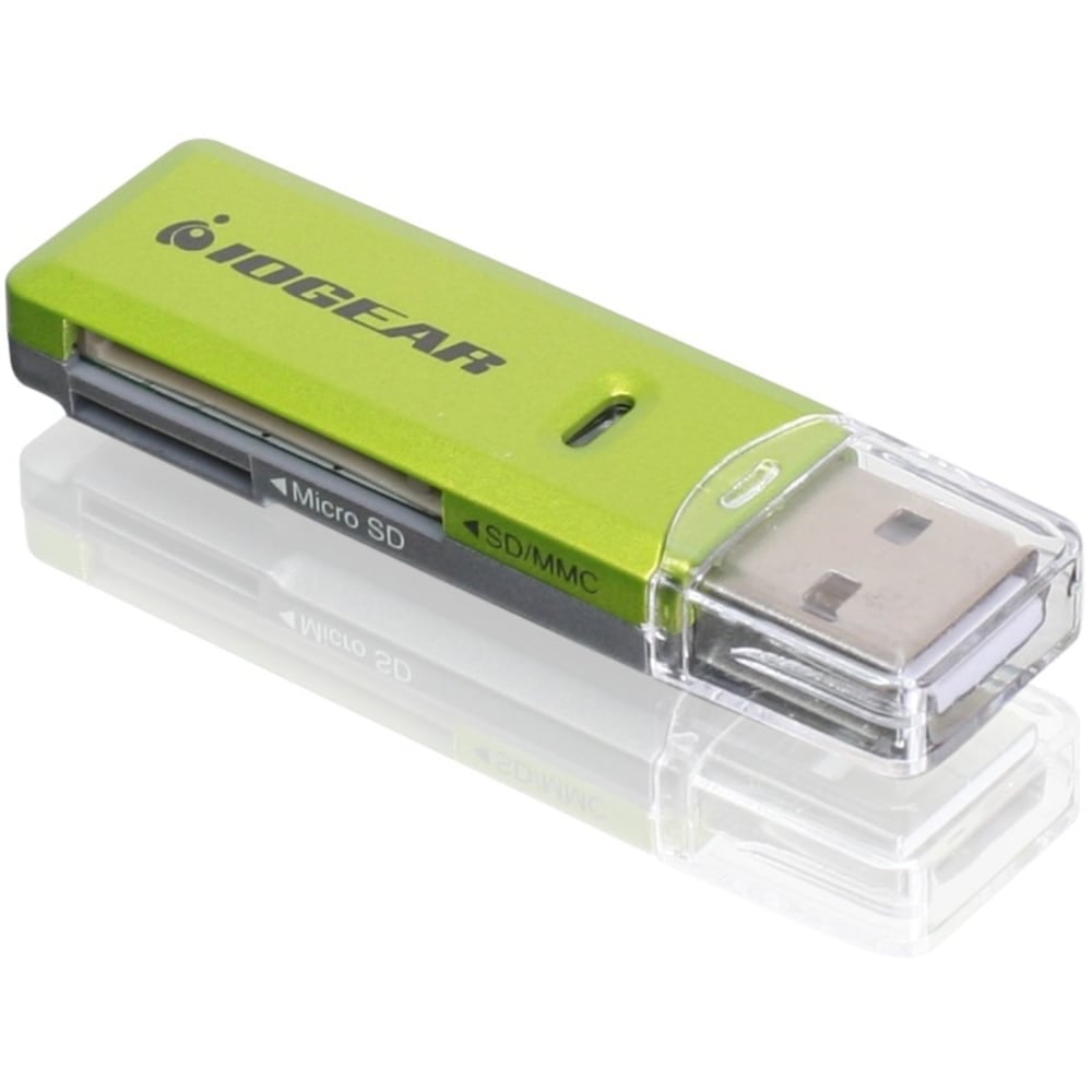 IOGEAR USB 2.0 SD/MicroSD/MMC Card Reader/Writer MPN:GFR204SD