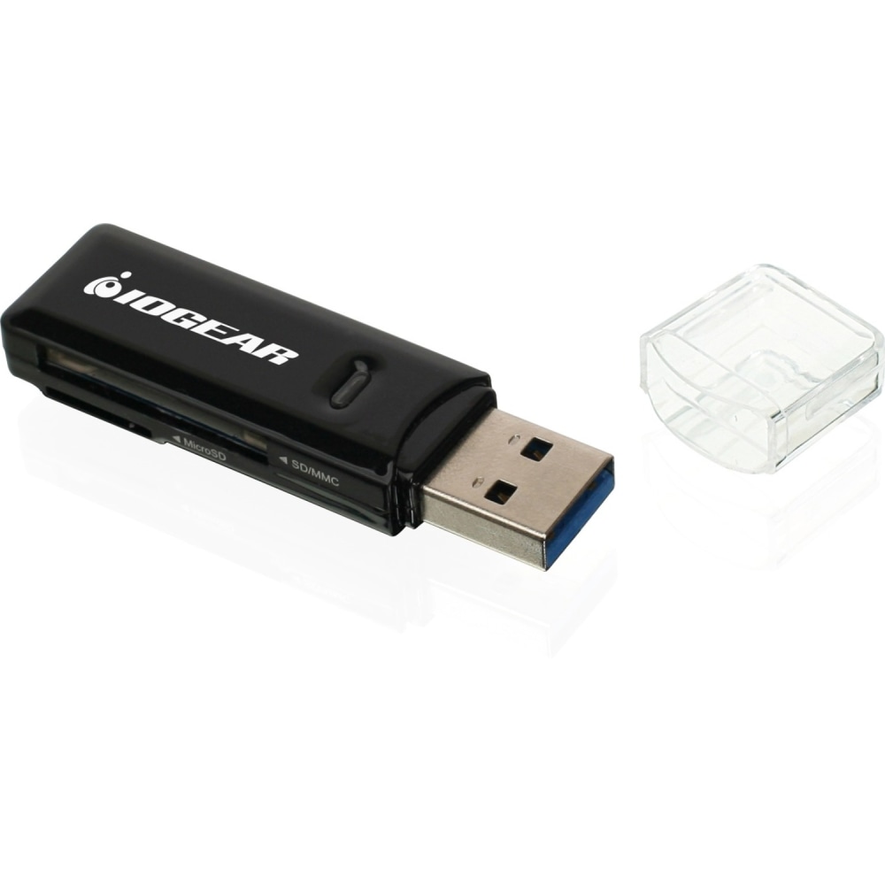 IOGEAR Compact USB 3.0 SDXC/MicroSDXC Card Reader/Writer - MPN:GFR305SD