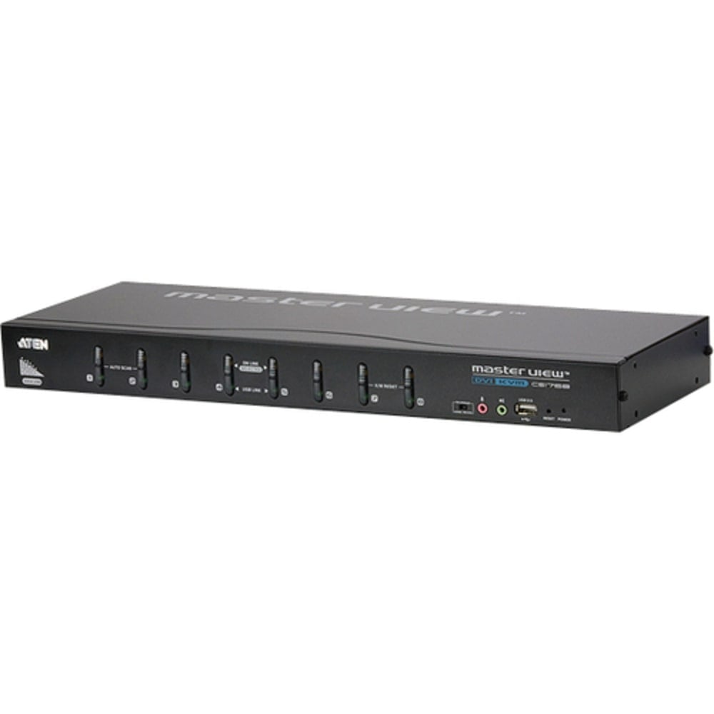 ATEN KVM Switch-TAA Compliant - 8 Computer(s) - QXGA - 2048 x 1536 - 9 x DVI1 x VGA MPN:CS1768